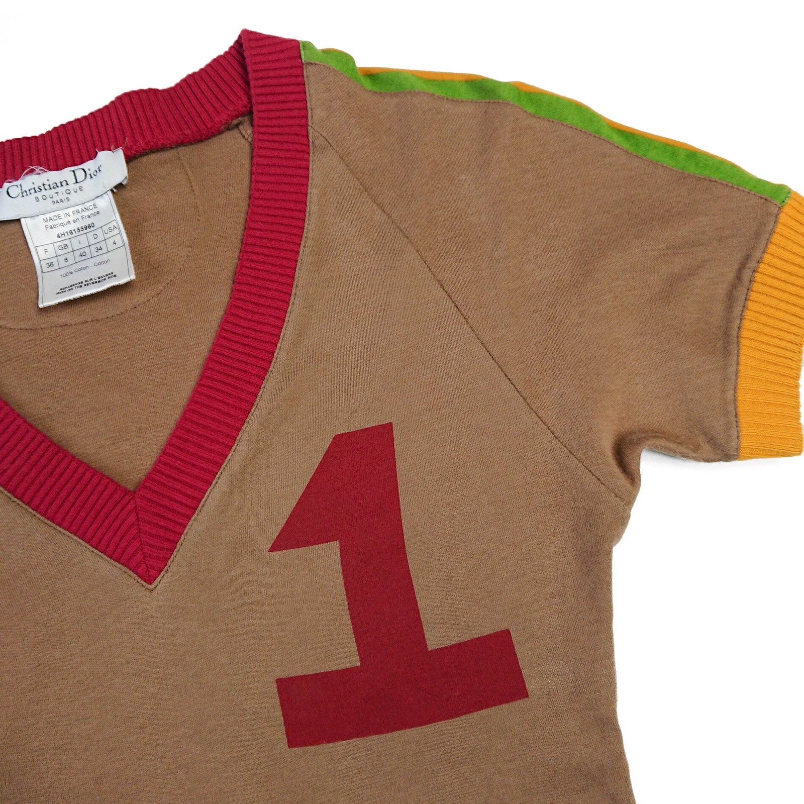 2004 Dior Galliano rasta collection Tシャツ Christian Dior by Galliano 2004 Rasta Collection Tee Shirt